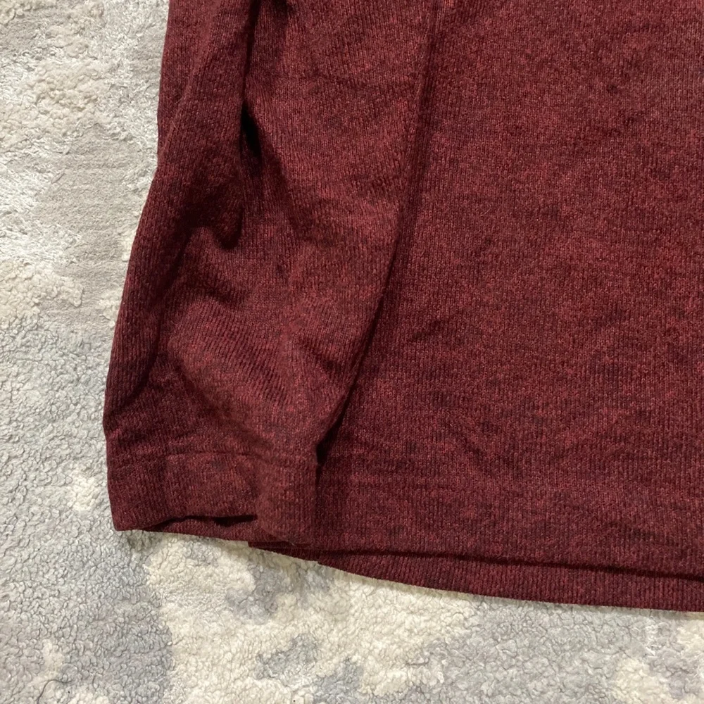 Van Heusen sweater mens XXL Burgundy EUC / Long Sleeve/ Shirt/top/ Pullover